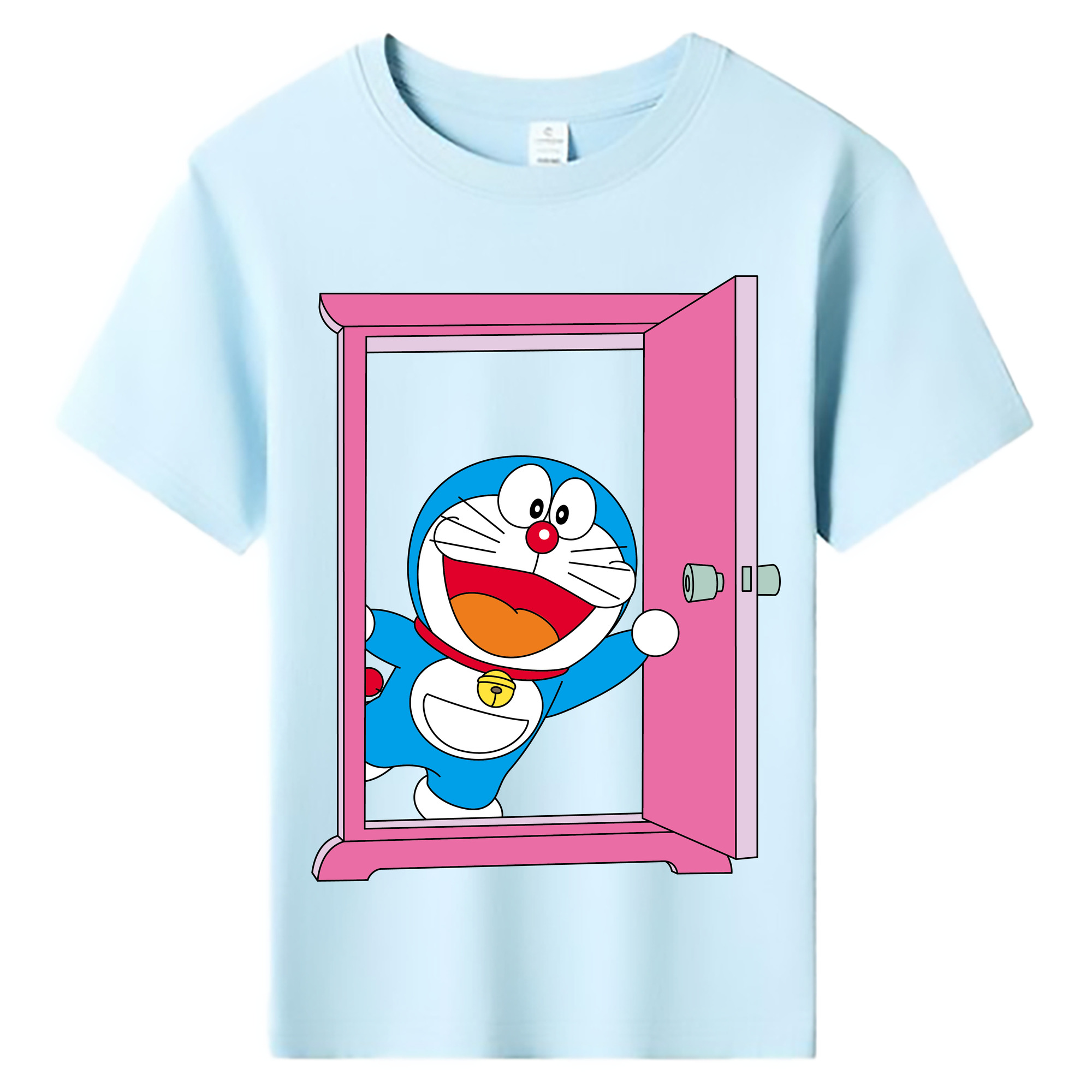 （画像用） ドラえもん Doraemon 綿100％キッズTシャツ（フロントプリント）